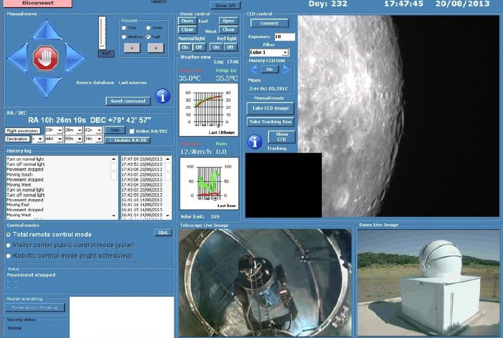 Robotic Telescope Installation and Software Design