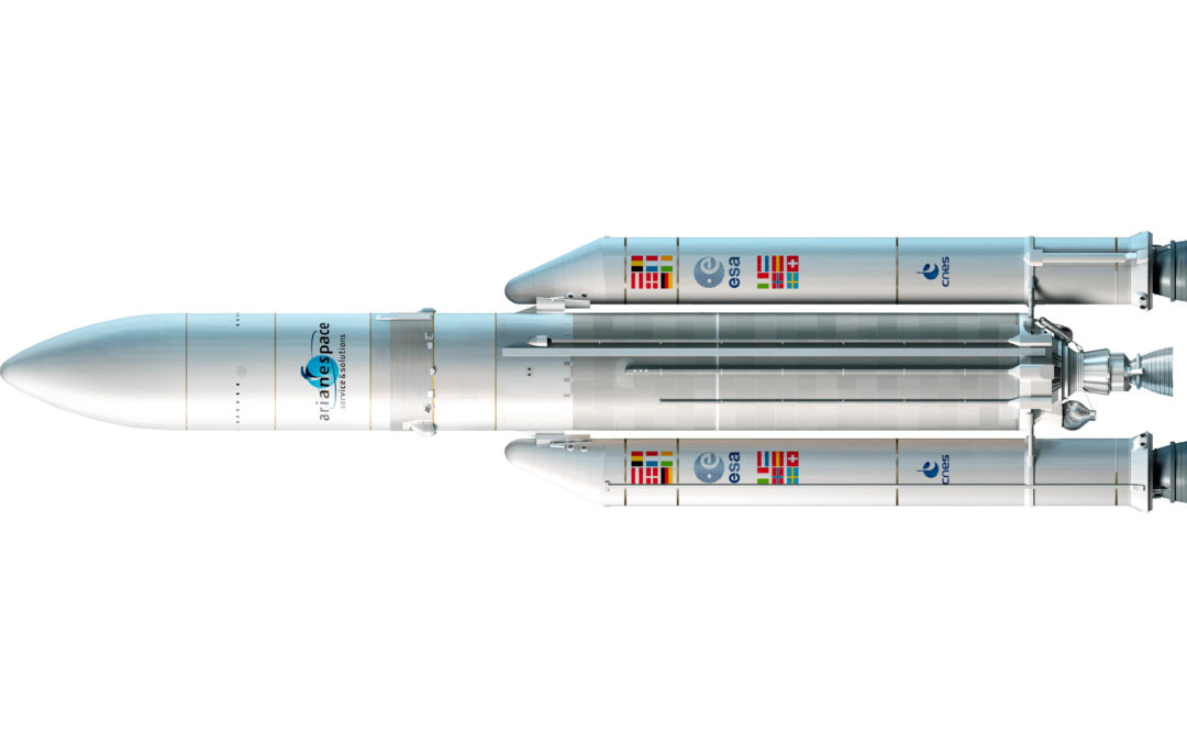 Maqueta por etapas del Ariane 5
