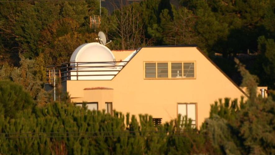 Instalación del primer telescopio en Boadilla del Monte