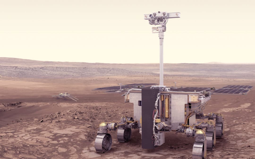 Robot 1:2 del Rosalind Franklin de ExoMars