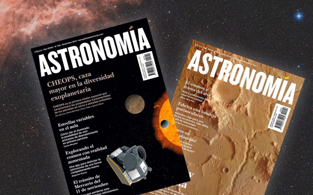 Nuestros proyectos de AR y VR aparecen en «Astronomía», la revista de tirada nacional.