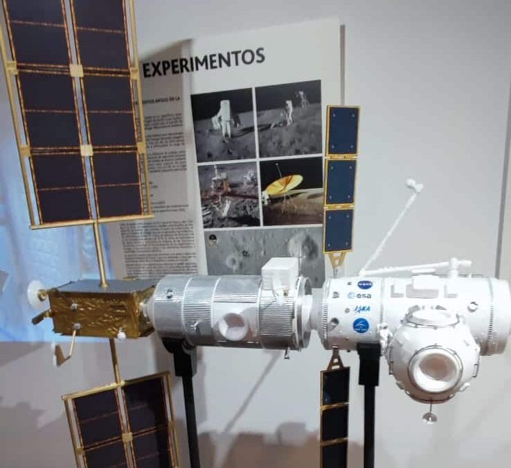 Primer diseño 3D de la Estación Espacial Gateway en una exposición en España